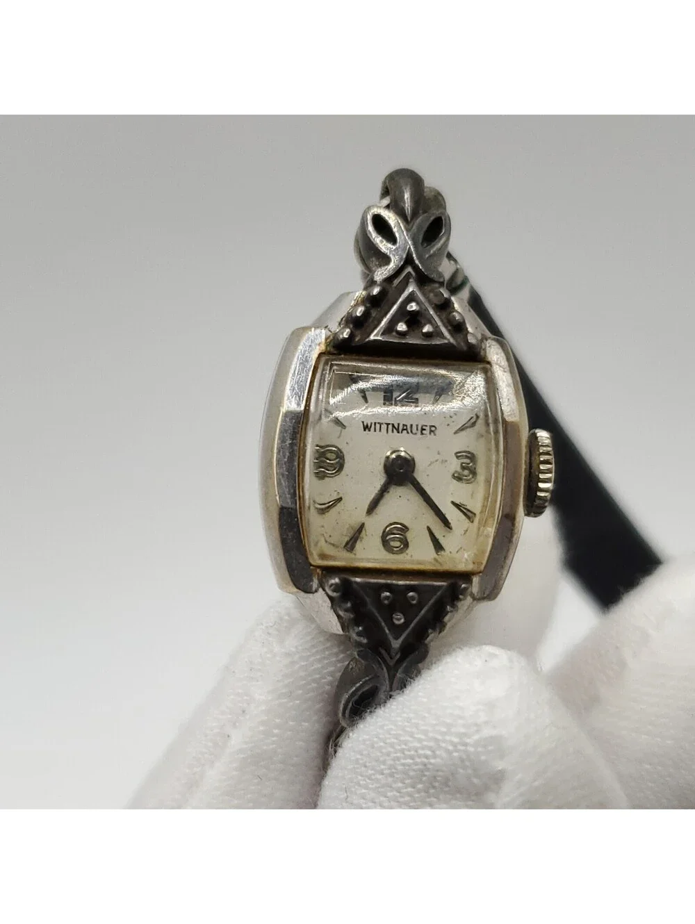 Vintage Wittnauer 10k Gold Filled Bezel Mechanical Womens Watch For Parts